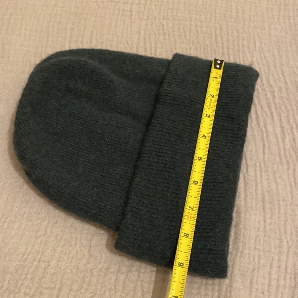 & Other Stories Forest Green Knit WOOL BLEND Hat